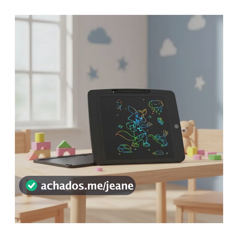 Tablet Infantil Lousa Mágica Digital LCD 8,5 Para Desenho e Notas