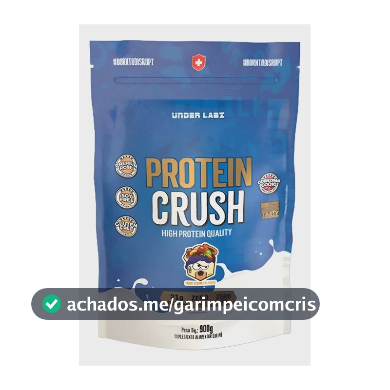 Whey Protein Crush Under Labz 21g De Proteina 900g Sabor Dulce de Leche