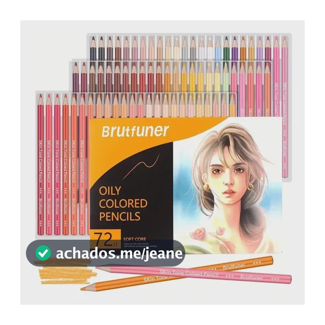 Lápis De Cor Brutfuner 72 Tons De Pele 72 Skin Tone Colored Pencils Set