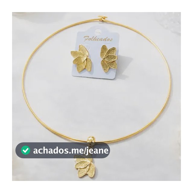 Colar E Brinco Aro Chocker Moda Blogueira Kit
