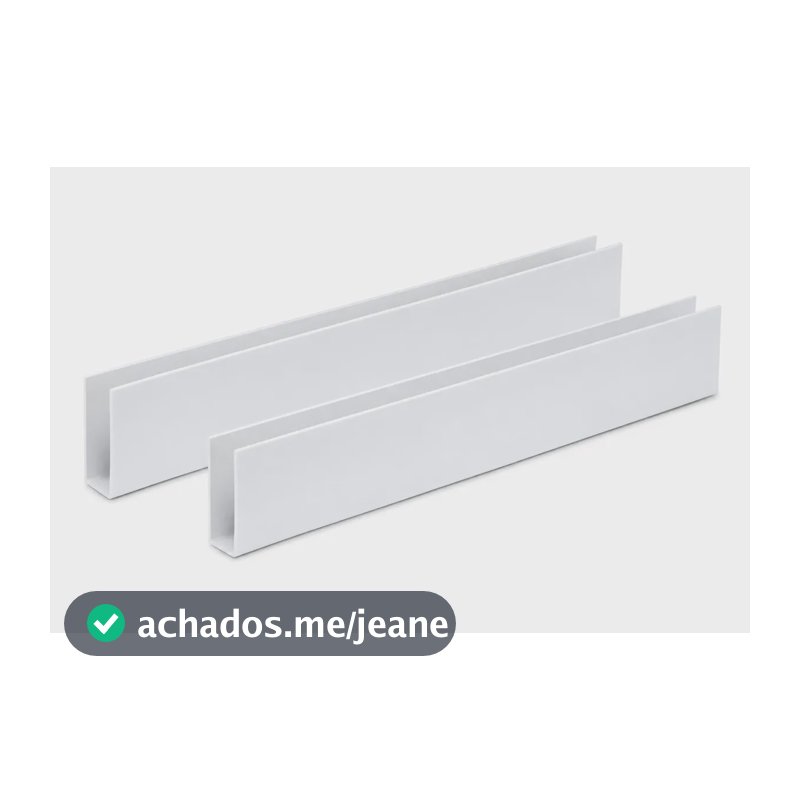 2 Protetores Salva Porta Pvc Contra Água 60/70/80/90 Cm Branco 80 Cm Salva Porta Liso