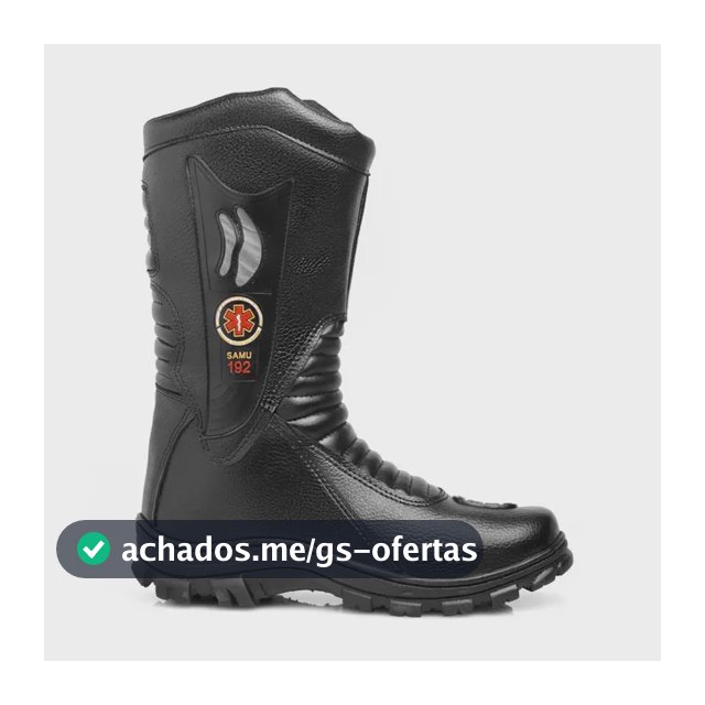 Bota Samu Coturno Motociclista Couro Preta Tornado Cmrshoes