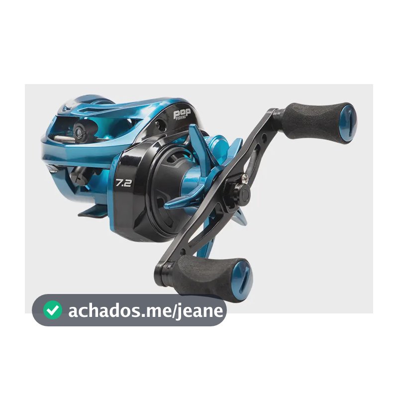 Carretilha Baixo Perfil Pop Fishing Arcadium BG 400 Esquerda Drag 15kg