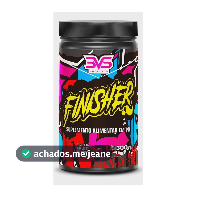 Pós Treino / Intra Treino Finisher 300g - Sabor: Fruit Punch - Fórmula Exclusiva Com 7 Ingredientes Que Auxiliam Na Recuperação Pós Treino Amino Energy