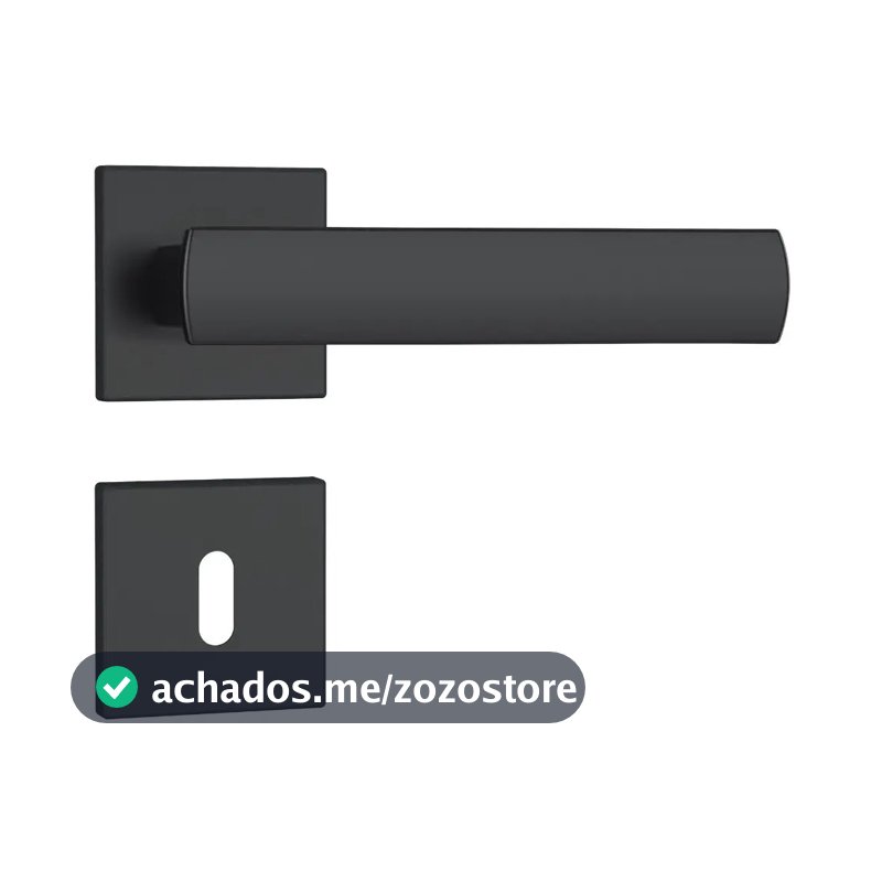 Fechadura Porta Interna Quarto Stam 813/35 Preto Fosco Rq1