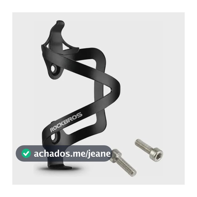 Suporte Caramanhola Rockbros Saída Lateral Alumínio Leve 27g Preto