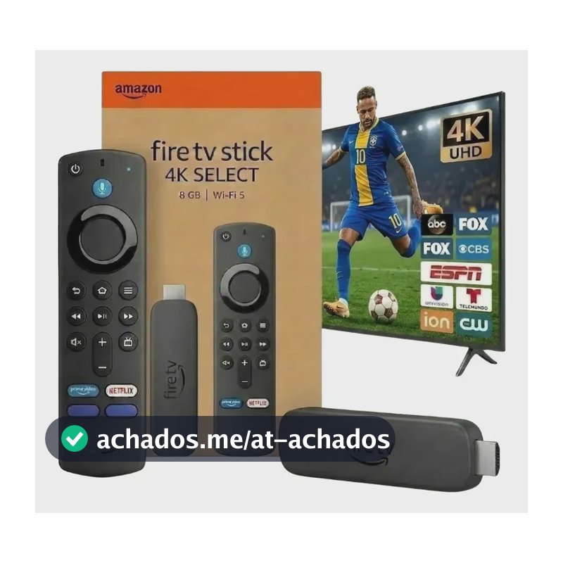 Amazon Firetv Stick 4k Stick Wi-fi-6 Com Alexa Por Voz Preto Preto De Voz
