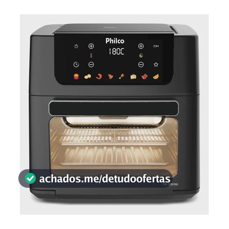 Air Fryer Oven Philco 16L Digital com Visor PAF16C