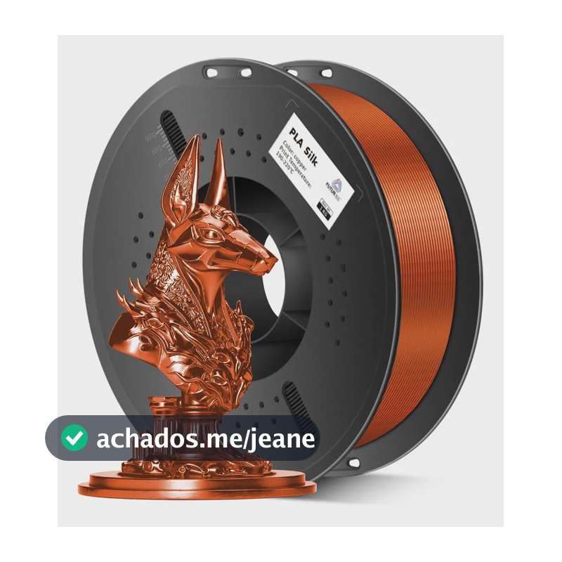 Filamento Pla Silk Futur 3d Para Impressoras 3d, 1,75 Mm,1kg Vermelho