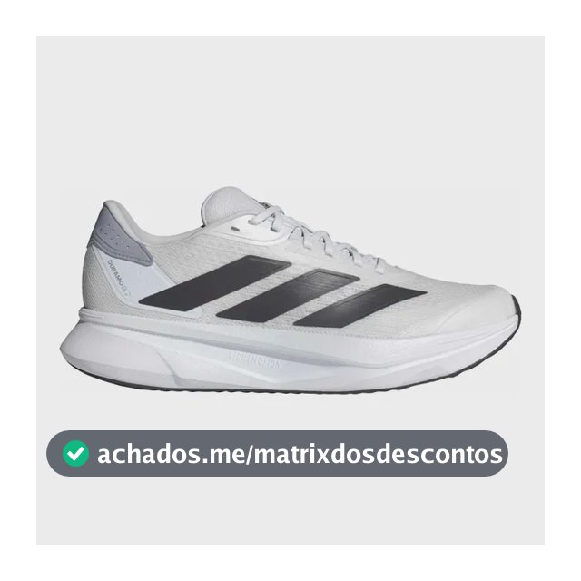 Tênis Masculino Corrida Duramo Sl 2 adidas Branco Liso 41 Br