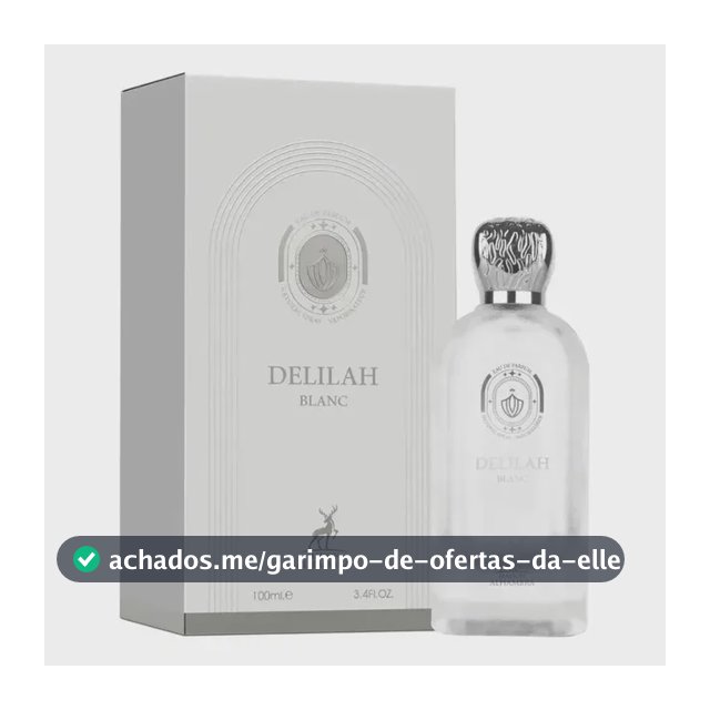 Perfume Arabe Delilah Blanc Maison Alhambra 100 Ml Original