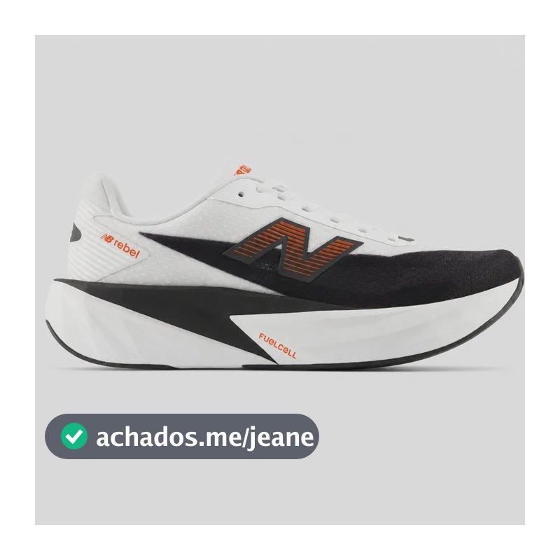 Tênis New Balance Fuelcell Rebel V5 Masculino Corrida Branco Branco 41