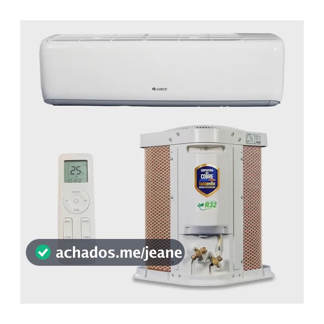 Ar Condicionado Split Hi Wall Inverter R-32 G-top Auto Gree 9.000 BTUs Frio Monofásico