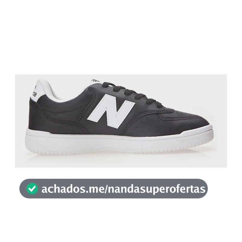 Tênis New Balance Sem Gênero Bb80 Preto Liso 40 Br