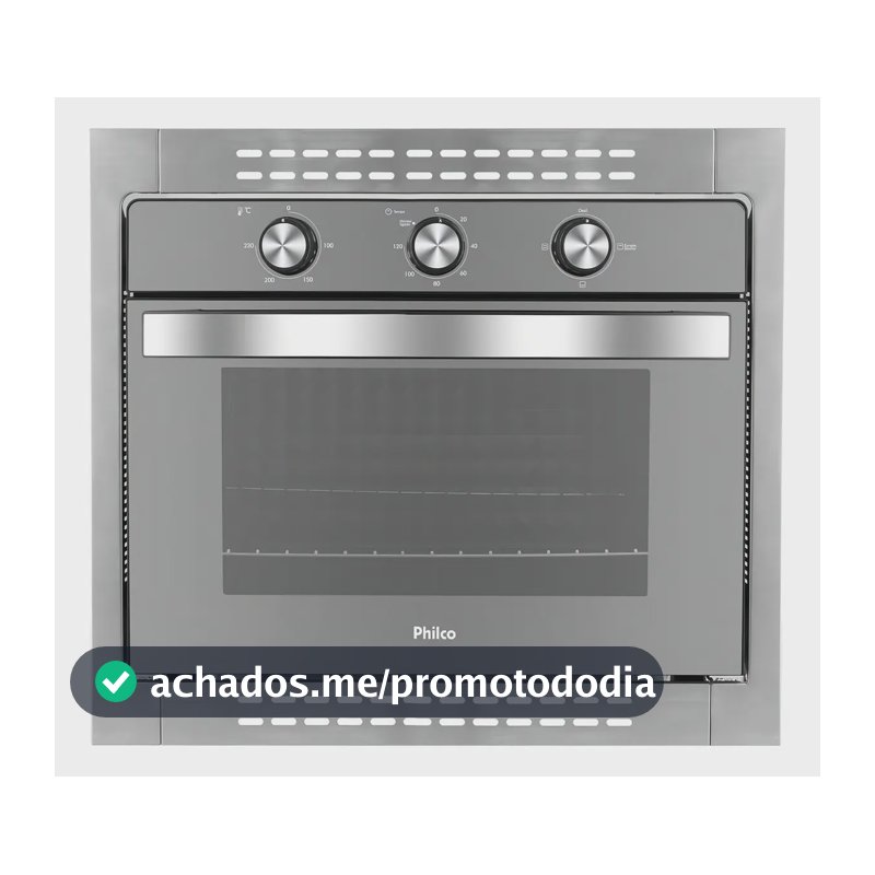 Forno de embutir elétrico Philco 56101041 46L prateado