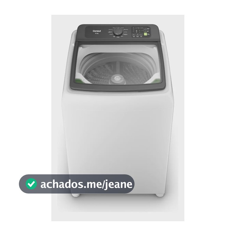 Máquina De Lavar Cwn15ab 15kg Branca Consul Cor Branco