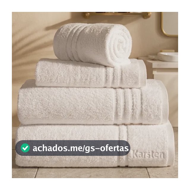 Kit 4 Toalhas Banho Onix 400 Gr Hotelaria Karsten Branco Liso