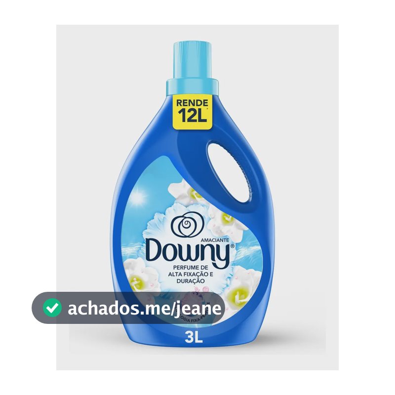 Amaciante Downy Concentrado Brisa Suave 3L Rende 12L