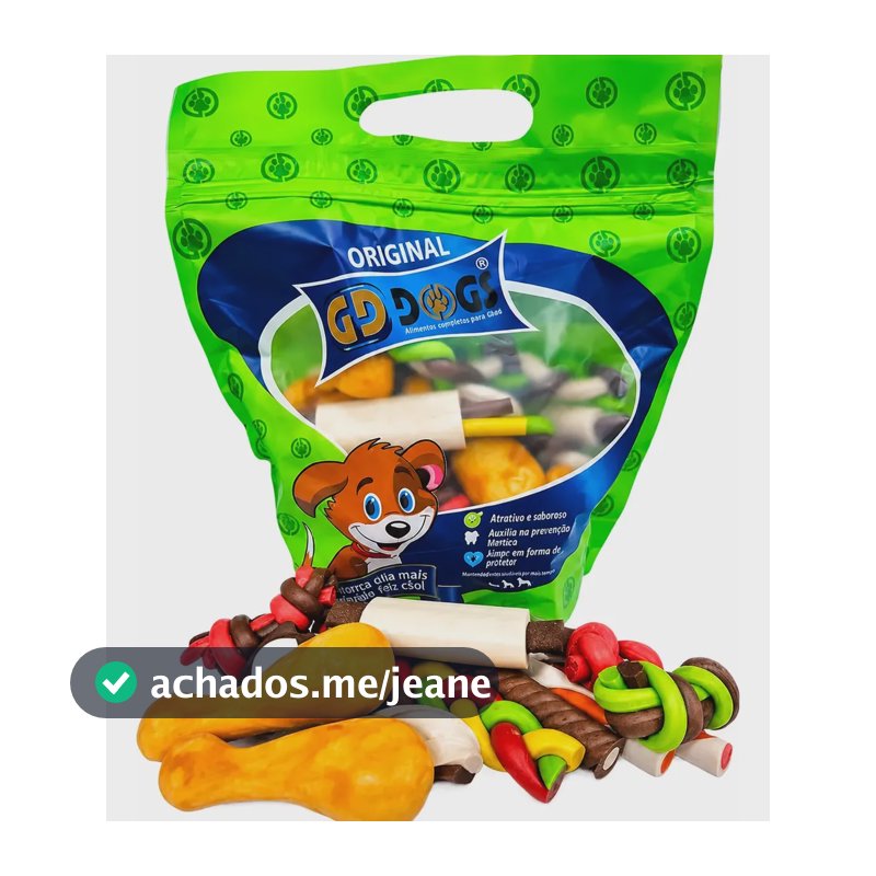 Petisco Mix Petiscos Sortidos Para Caes Gddogs 500g/ Snack