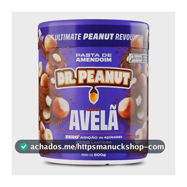 Dr Peanut Pasta De Amendoim Avelã 600g