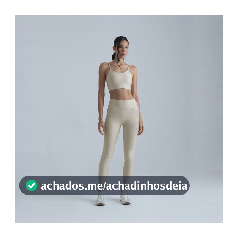 Conjunto Feminino Para Academia Top E Legging - Arm Fitness Aveia G