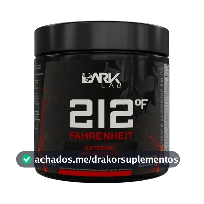 Termogênico 212 Fahrenheit Limão 200g Dark Lab