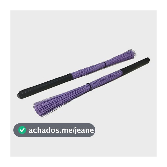 Baqueta Vassourinha De Cajon Brushes O Par