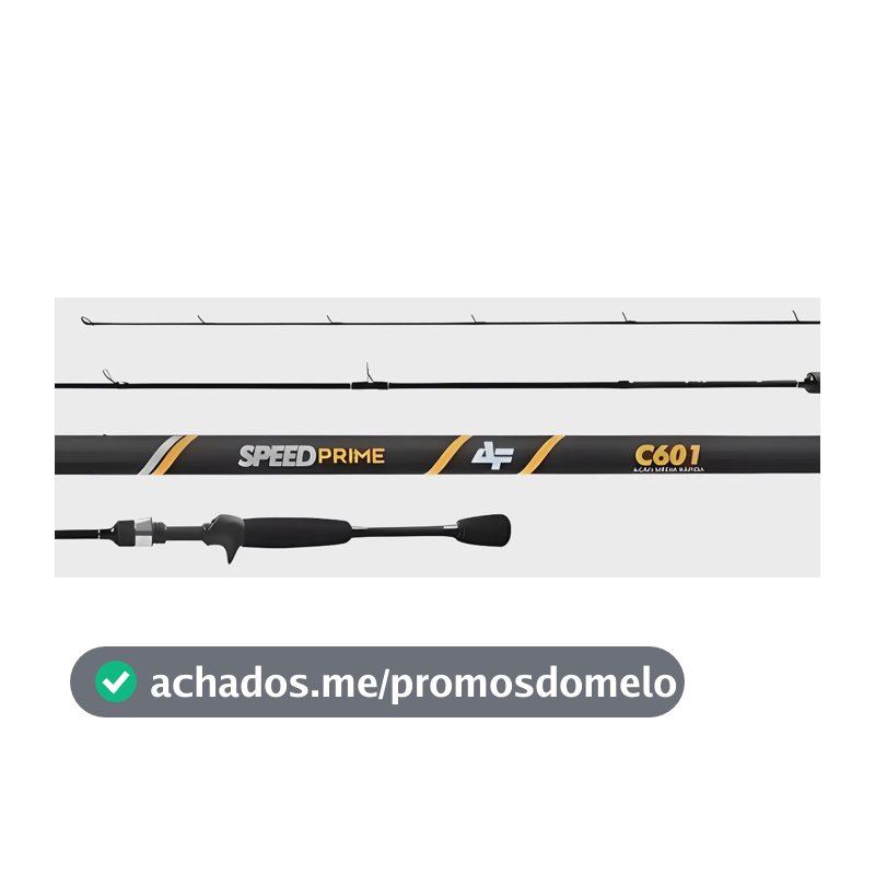 Vara Pesca Carretilha Speed Prime C601 1,82m 6-10lb Albatroz