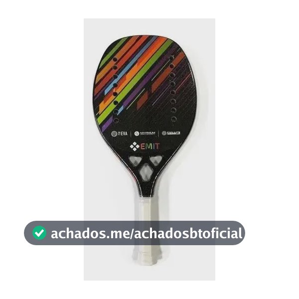 Raquete De Beach Tennis Evolution Carbono 3k Preta