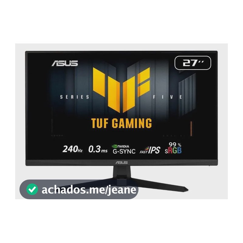 Monitor Gamer Asus Tuf Vg279qm5a 27  Fhd 240hz Fast Ips Preto