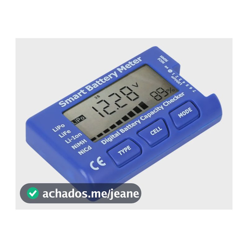 Capacidade Inteligente 5 Em 1 Do Medidor De Bateria Digital