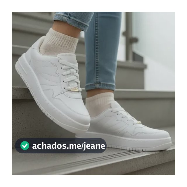 Tênis Feminino Casual Vizzano Branco Plataforma Original