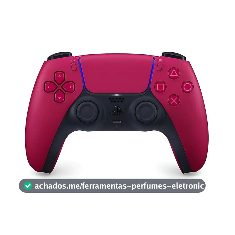 Controle joystick sem fio Sony PlayStation Dualsense vermelho cósmico