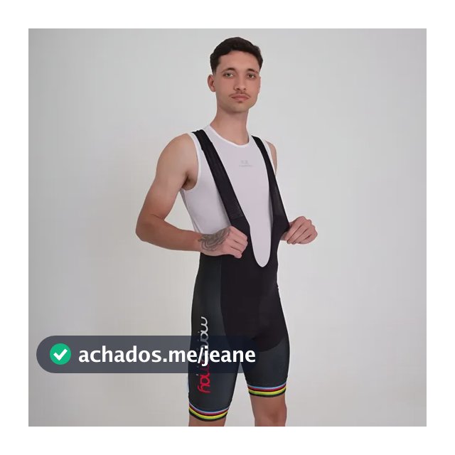 Bretelle De Ciclismo Márcio May Pro Campeão Mundial - Gel