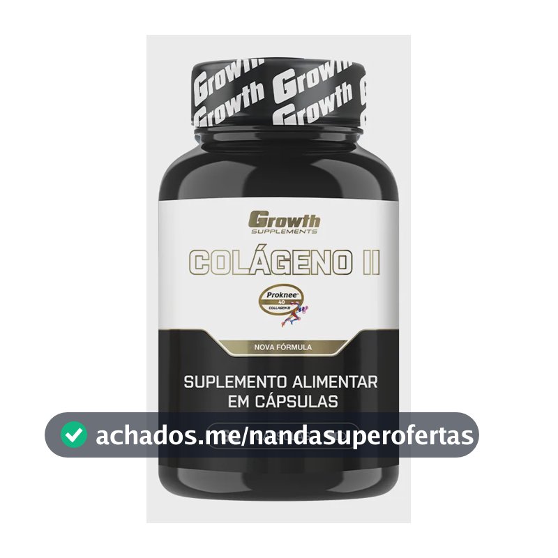 Colágeno Tipo 2 60 cáps. Growth Supplements