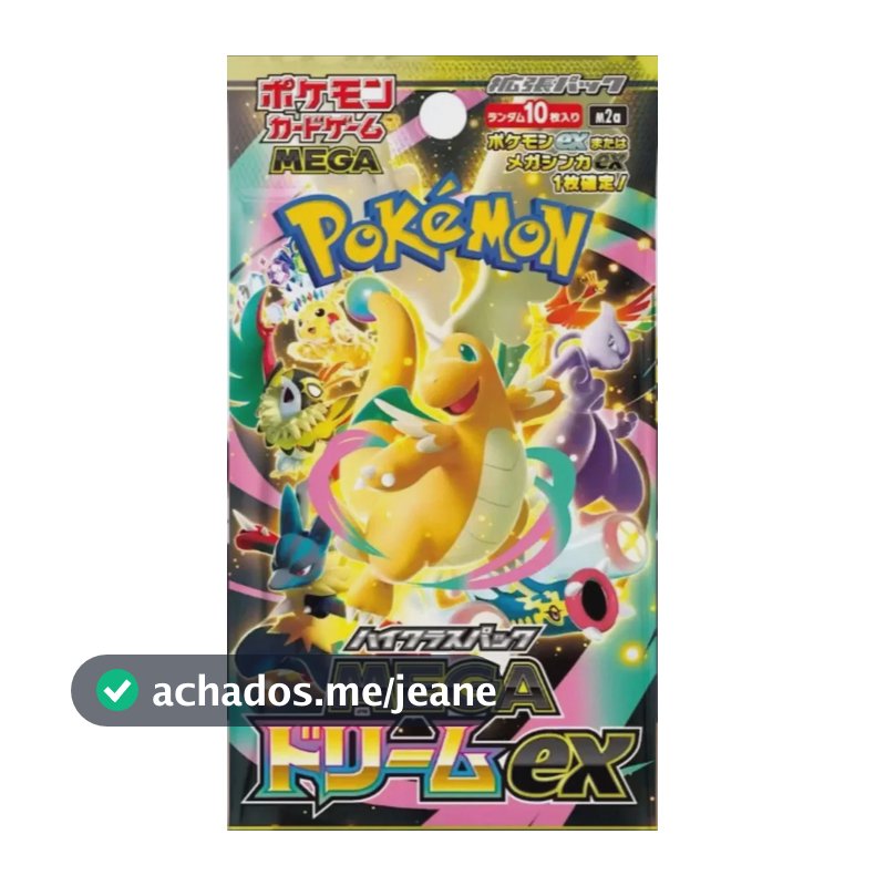 Booster Avulso Mega Dream Ex Pokemon Japonês