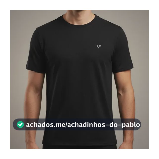 Camiseta Masculina Básica Slim 100% Algodão Premium Voker
