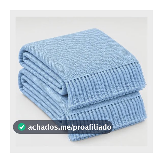 Kit 2 Mantas Para Sofá Grande Luxuosa 2,20x1,50m