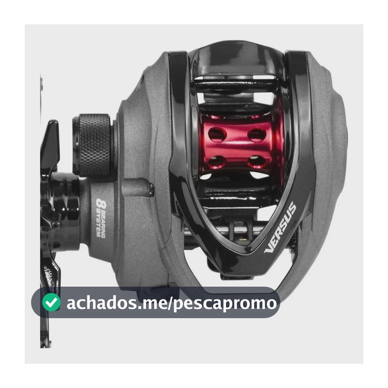 Carretilha Marine Sports Versus 8000 Gts 8.1:1 Cor Cinza-escuro Lado Da Manivela Direito