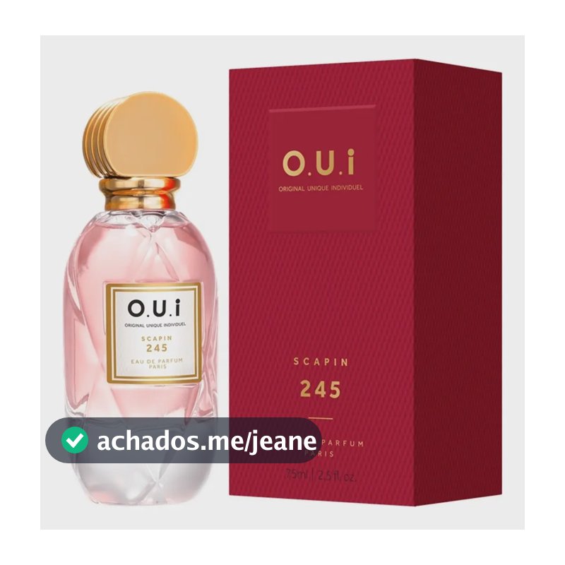 Oui Scapin 245 Eau De Parfum 75ml