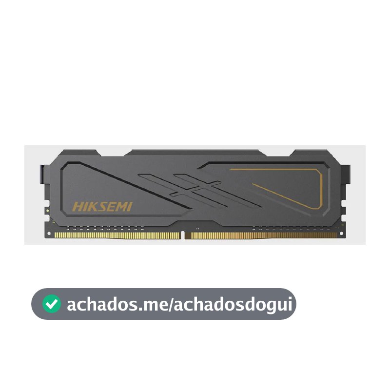 Hiksemi HSC408U32D2 8G Armor Memoria DDR4 3200MHz Preto com Dissipador de Calor