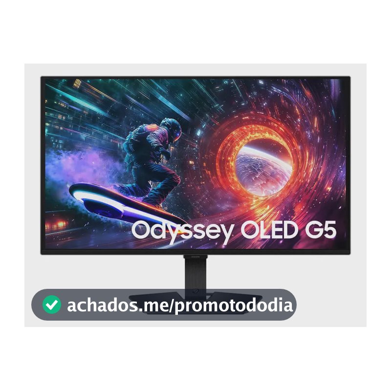Samsung Odyssey Oled G5 27 , Qhd, 180hz, 0.03ms, G-sync Preto 127/220v