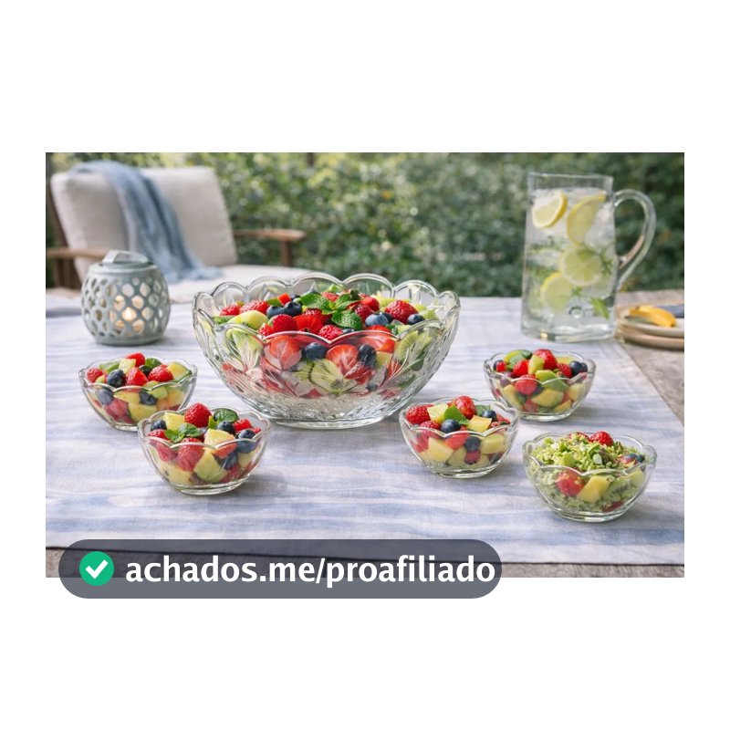 Jogo Sobremesa/salada Bowls - 7 peças