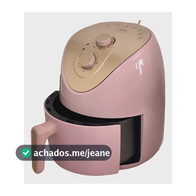 Fritadeira Air Fryer Home Land 4l - Coloridas Cor Rosa