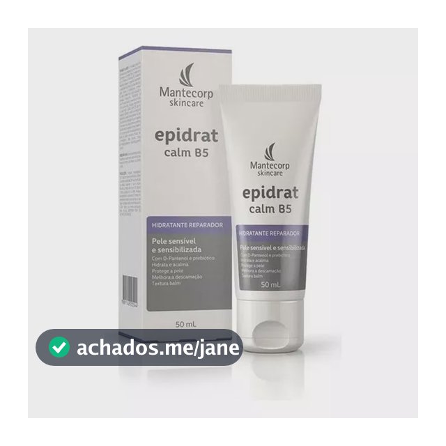 Hidratante Facial Epidrat Calm B5 Para Pele Sensível 50ml Mantecorp