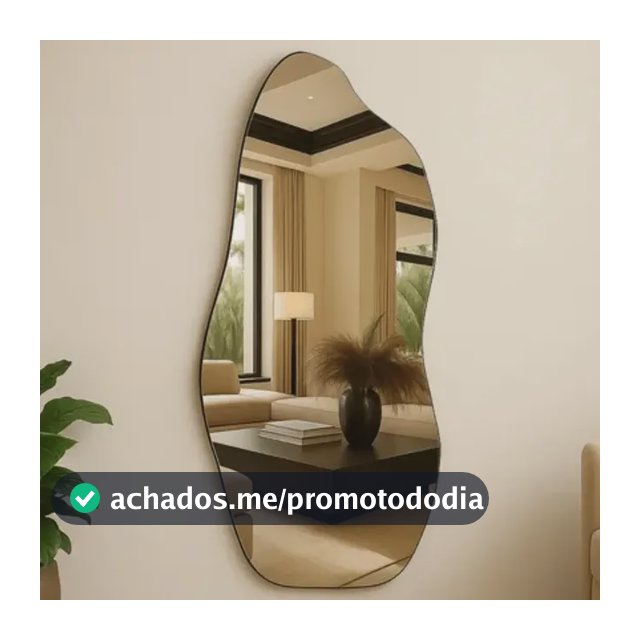 Espelho Corpo Inteiro Organico 90x40 Quarto Pinterest Grande Orgânico - Suporte