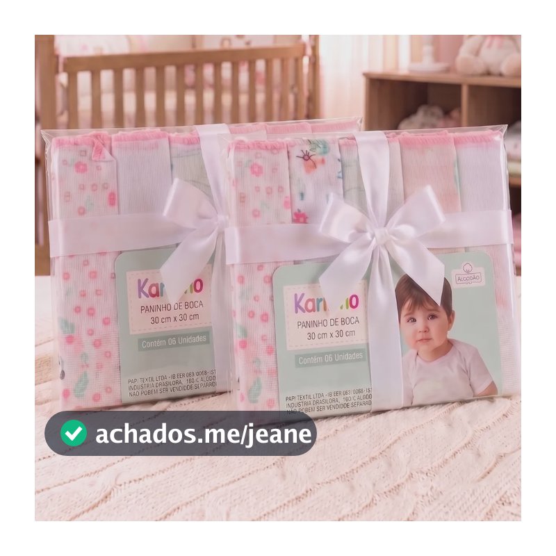 Kit 12 Paninhos De Boca Para Bebê 100% Algodão Macio Rosa