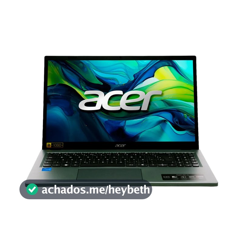 Notebook 15.6" Acer Aspire Go com Tela IPS Full HD Touchscreen Processador Intel Core i7 de 13ª Geração 16GB RAM DDR5 SSD de 512GB Tecla Copilot IA Windows 11