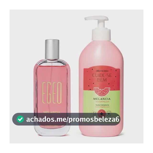 Combo Egeo Melancia: Colônia 90ml + Loção 400ml