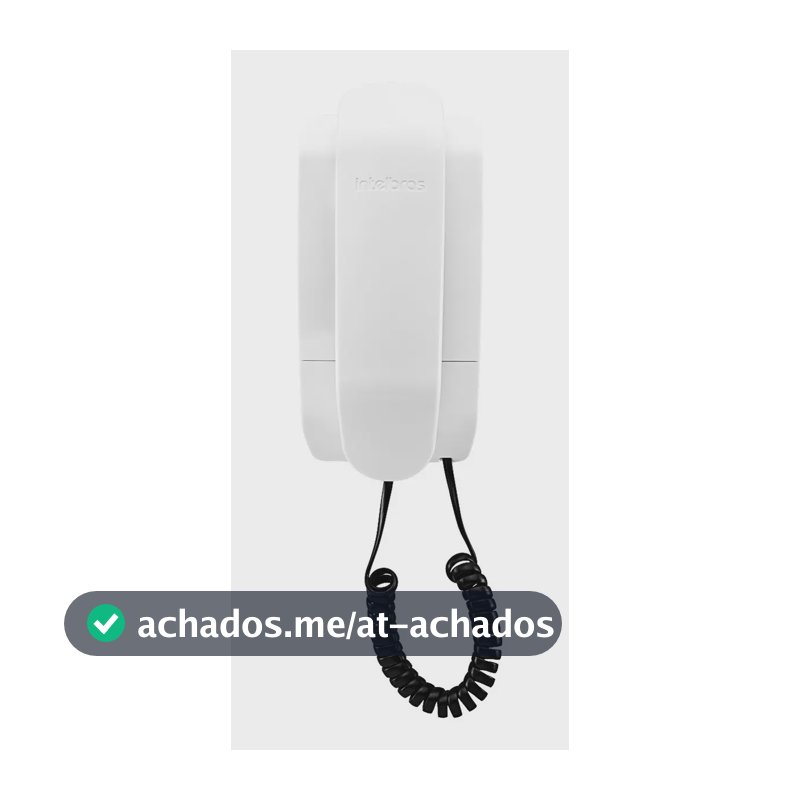 Extensão De Áudio Intelbras 1010 Ea Para Vídeo Porteiro Cor Branco
